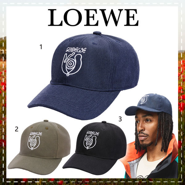 ★21SS★大人気★【LOEWE/ロエベ】 スーパーコピー キャンバス キャップ Cap K664358X12