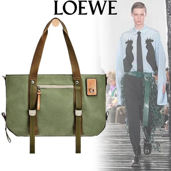 LOEWE(ロエベ)　偽物 ELN キャンバス トートバッグ 301.50RU42