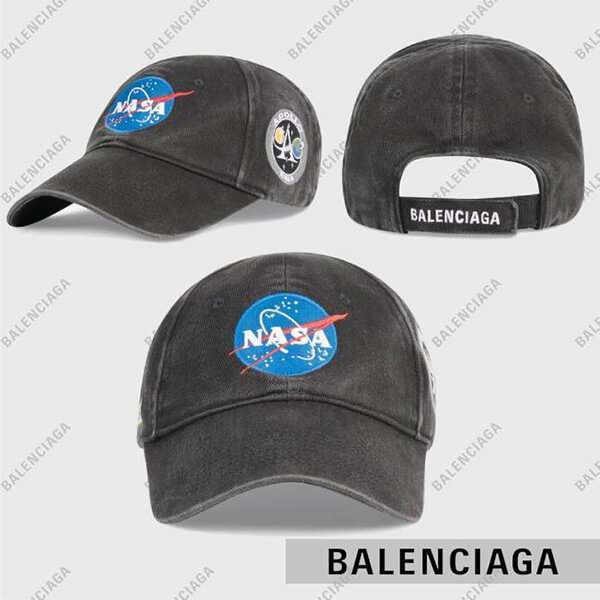 限定コラボ【バレンシアガ キャップ 偽物】× NASA スペース キャップ 21062518