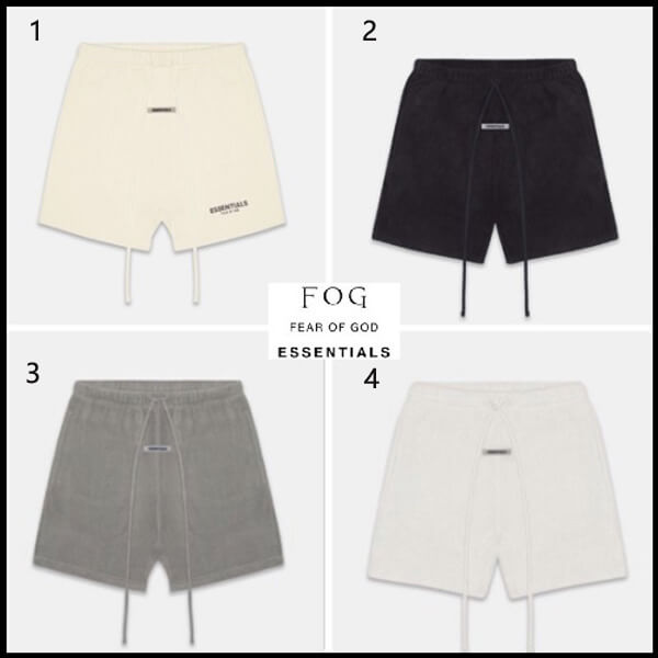 大人気【FOG エッセンシャルズ コピー】完売必須！SS21 フリース ショーツ 4色 21082438