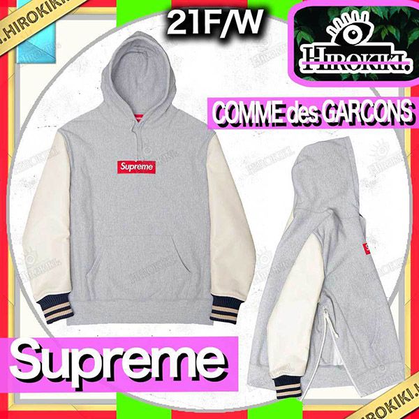 21FW/シュプリーム COMME des GARCONS MAN Box Logo Hoodie Customize 21113003